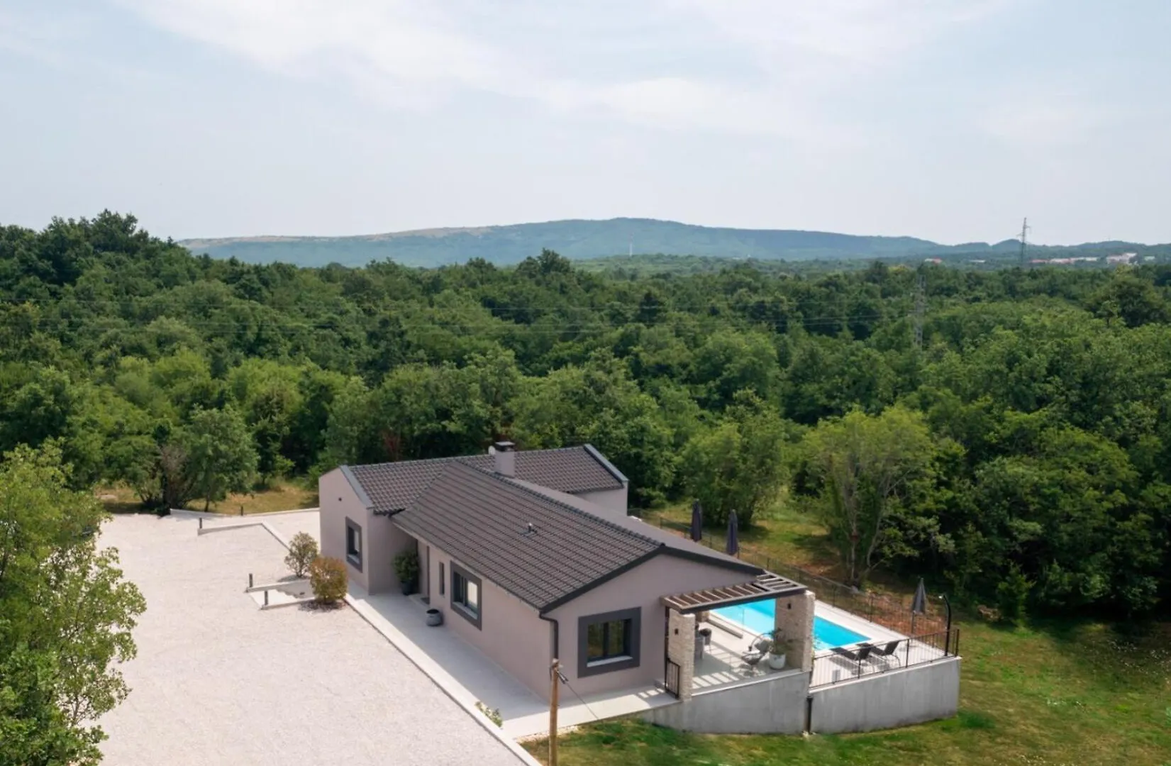 Villa Antheapaola Near Labin - Rabac For 8 People With Heated Private Pool And Children Playground Nedescina